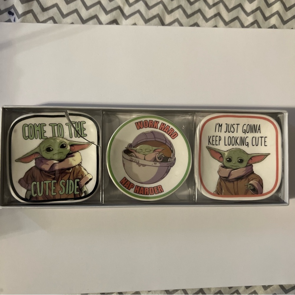 Star Wars 3‎ Piece Trinket Set - One Cracked